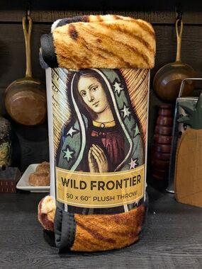 Wild Frontier Plush Throw - Our Lady Of Guadalupe Virgin Mary